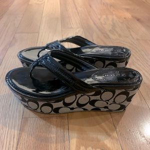 Coach sandals size 8